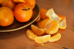 Oranges and tangerines
